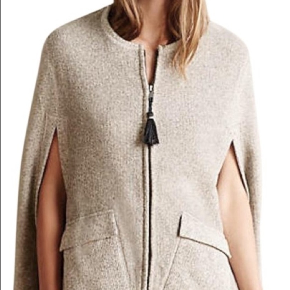 Anthropologie fuzzy poncho